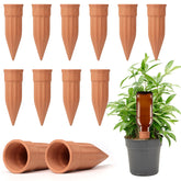 TKSCUSR 12 Pcs Terracotta Self Watering Spikes in packaging
