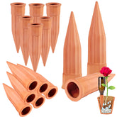 TKSCUSR Self-Watering Stakes pack of 15 terracotta watering devices