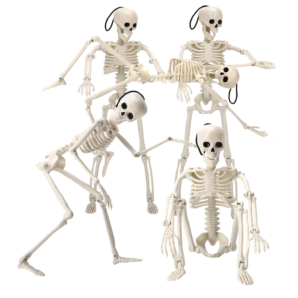 TMFsode 16-inch Halloween skeleton decoration front view