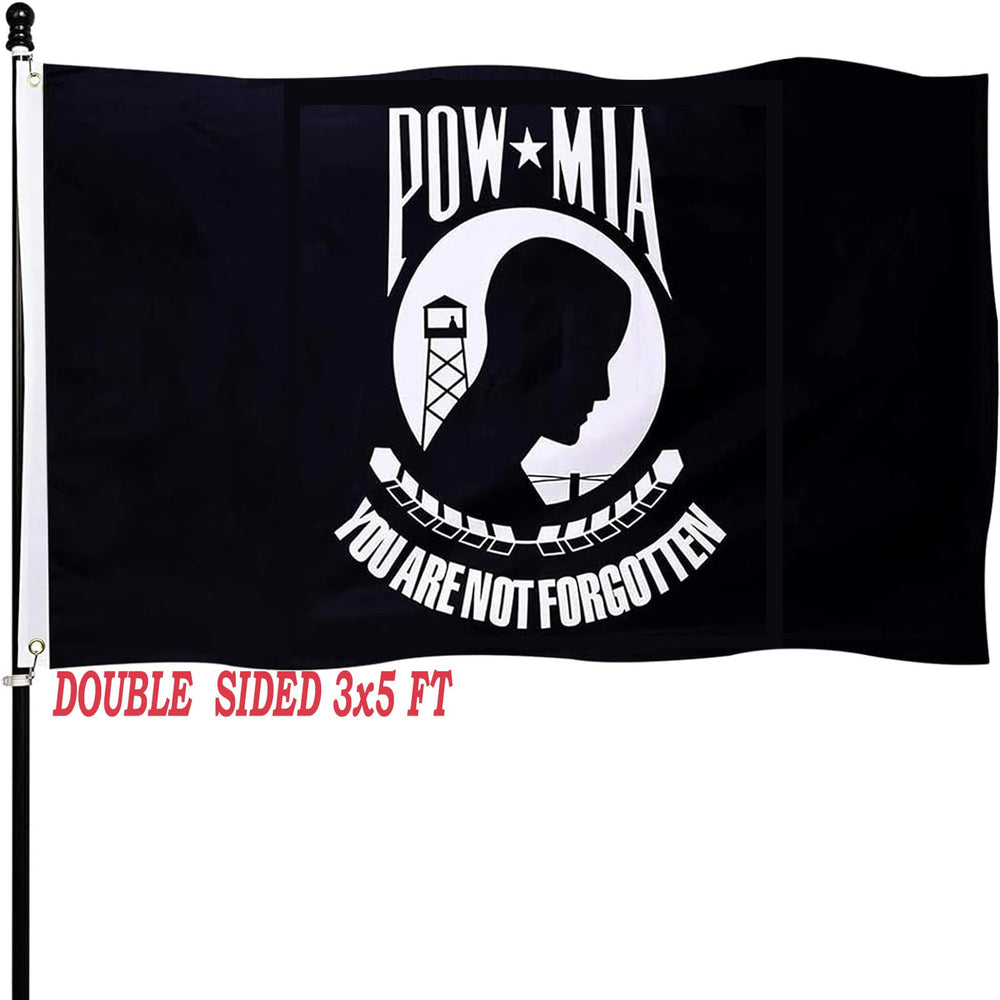 tnpun Pow Mia Flag 3x5 double-sided front view