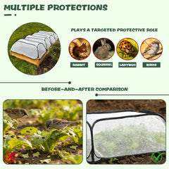 ToBoom Raised Bed Garden Covers in a garden setting