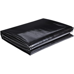 ToLanbbt Pond Liner 8 x 10 Ft black front view