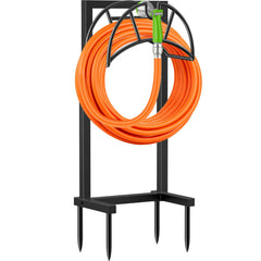 TomCare Garden Hose Holder front view showing 4 spikes