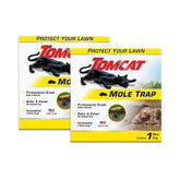 Tomcat Mole Trap front view with dual-spring mechanism