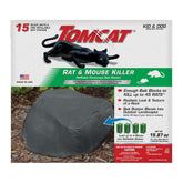 Tomcat Rockscape Bait Station front view with realistic rock texture