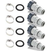 TonGass Replacement Hose Adapter front view in gray