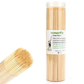 TONGYE 12 inch bamboo skewers natural colour front view