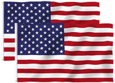TONOS 3x5 Ft American Outdoor Flag front view