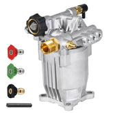 TOOLCY 3/4 inch Shaft Horizontal Pressure Washer Pump front view