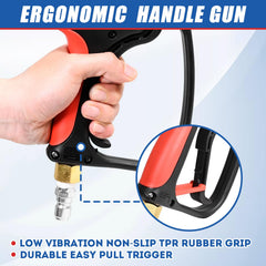 TOOLCY Pressure Washer Gun with two extension wands