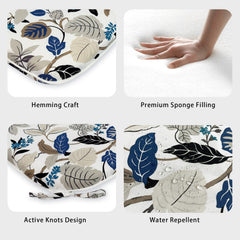 Top view of LVTXIII U-shape chair cushion showing pattern
