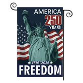 TOPFLAGS 250th Anniversary USA Flag Garden Flag front view