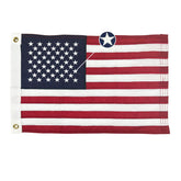 TOPFLAGS American Flag 12x18 inch front view with embroidered stars
