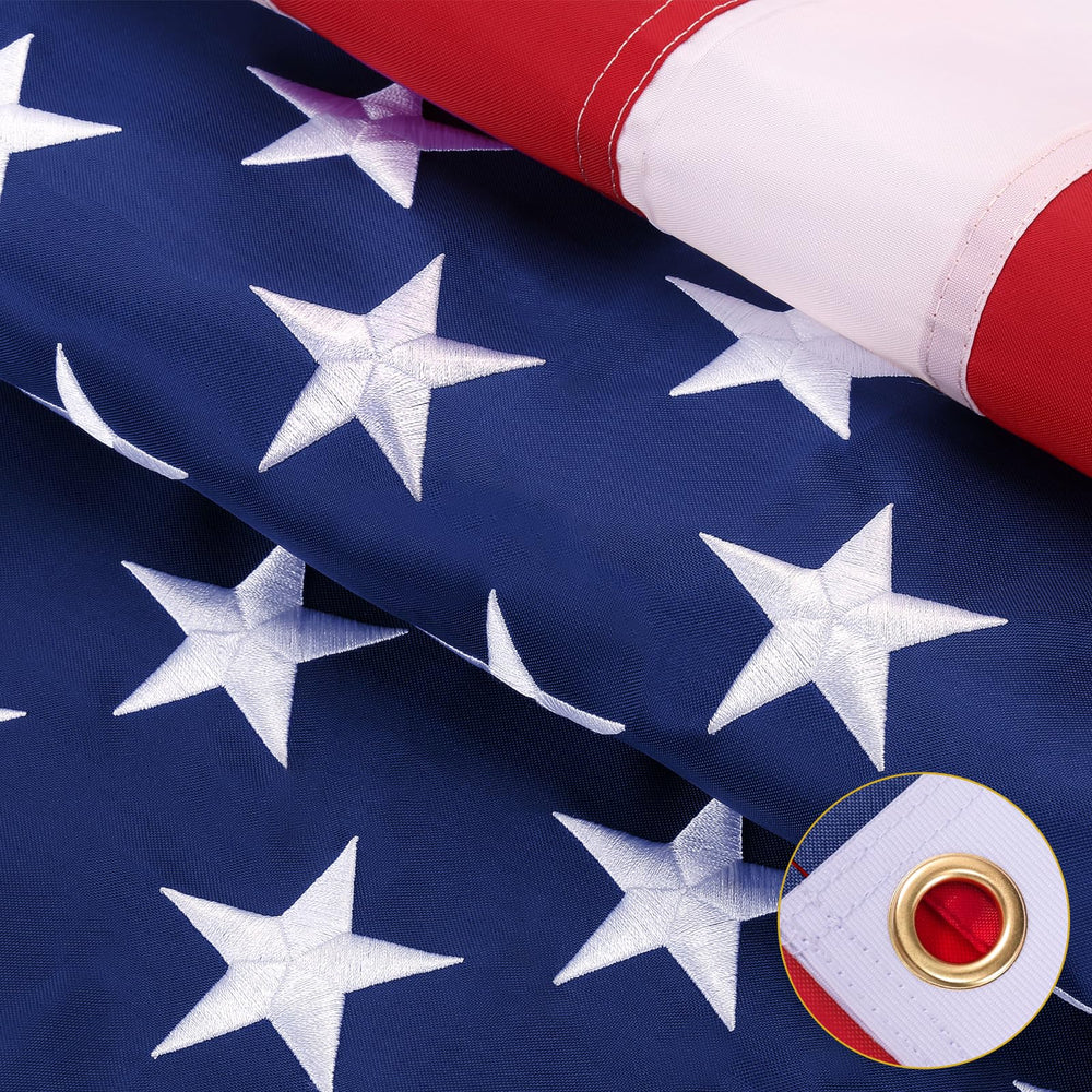 TOPFLAGS American Flag 5x8 FT front view