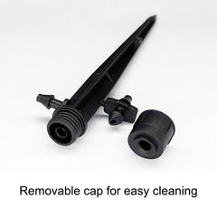 Topiverse drip emitter components including barbed coupling