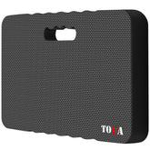 TOUA Large Kneeling Pad front view, black, 17.8x11 inches