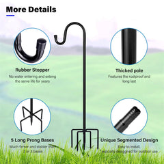 ToyHotels Shepherd Hooks 94 Inch, close-up of prongs