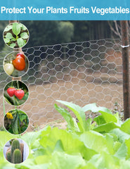 TOYPOPOR chicken wire used in garden fencing