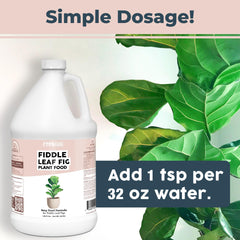 TPS NUTRIENTS Fiddle Leaf Fig Fertilizer bottle side view
