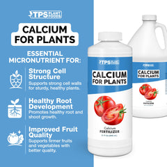 TPS NUTRIENTS Liquid Calcium 8 oz side view