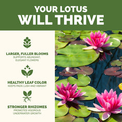 TPS NUTRIENTS Lotus Fertilizer bottle side view