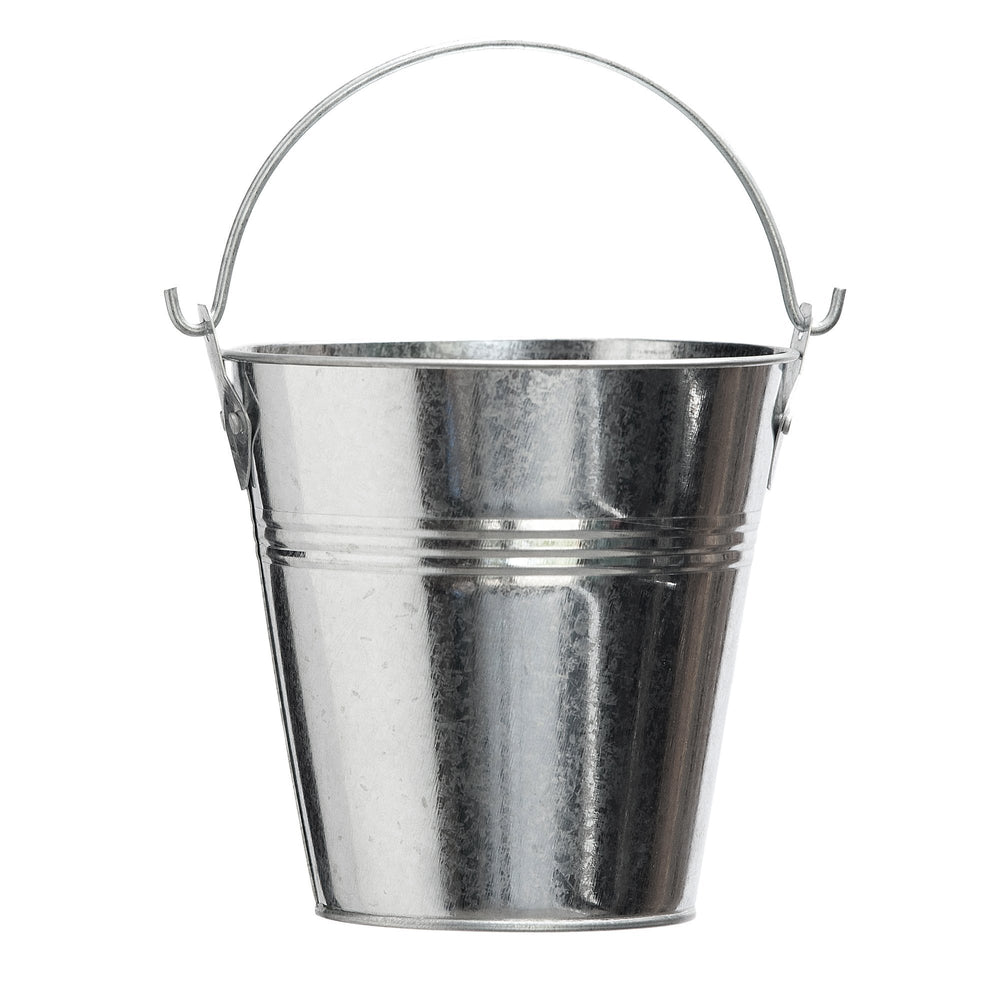 Traeger Grease Bucket HDW152 front view made of galvanized steel