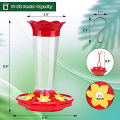 Transparent nectar reservoir of FEED GARDEN feeder