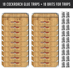 TRAP A PEST Sticky Indoor Roach Trap with bait pouch
