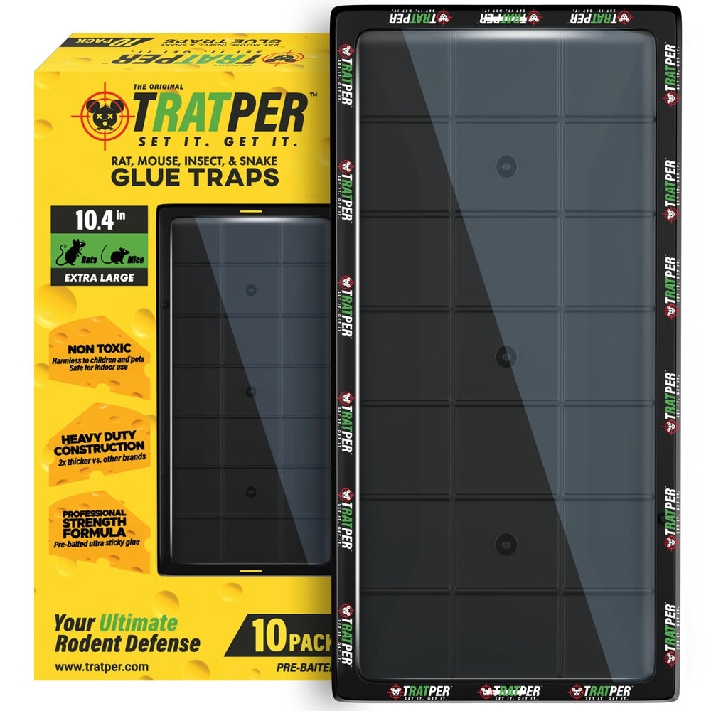 TRATPER Glue Traps 10 Pack front view