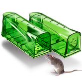 Trazon humane mouse trap front view, green colour