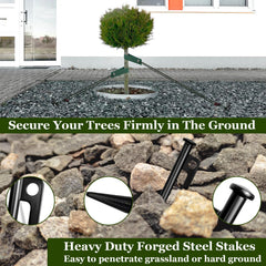 Tree support straps made of durable nylon material