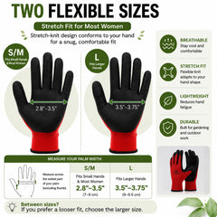 Trendara garden gloves grey large on a gardening tool