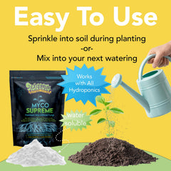 Trifecta Myco Root Stimulator application in soil