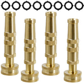 Triumpeek solid brass hose nozzle front view