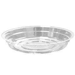 TRUEDAYS 10 inch clear plant saucer front view