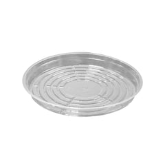 TRUEDAYS 12 Inch clear plant saucer top view