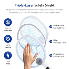 TRURID bug zapper showing kill counter display