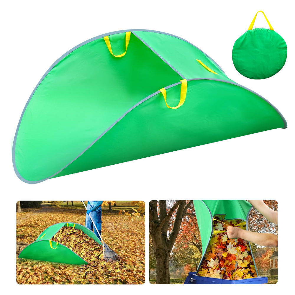 Tryly Leaf Collector green model front view