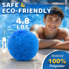TTQ Pool Filter Balls packaging side view
