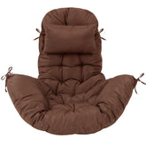 Tudomro Egg Chair Cushion front view in brown