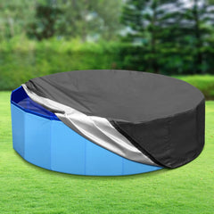 Tufmunb 120-inch round dog pool cover in black color