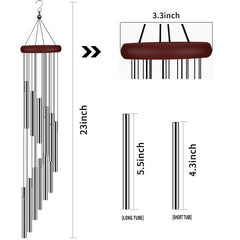 tujol Wind Chimes hanging outdoors in a garden