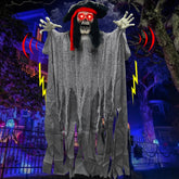 TURNMEON 70-inch Halloween Animatronic Talking Pirate Ghost front view