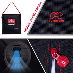 Turtle Life BBQ Grill Cover 46 Inch showing air vent hole