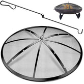 TUSGENK Fire Pit Spark Screen 22 Inch front view