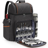 TwentyNext Picnic Backpack for 4, brown color, large insulated cooler