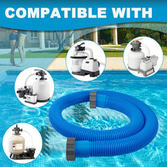 Two AISunGoo Pool Pump Replacement Hoses in package