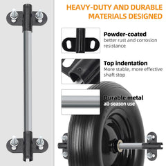 Two AR-PRO wheelbarrow brackets 2.1" x 3.3"