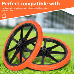 Two Iococee 20x1.95" flat free tires in packaging