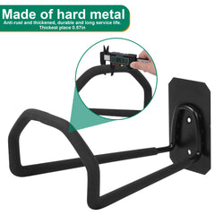 Two PeoMev Hose Hangers holding garden hoses